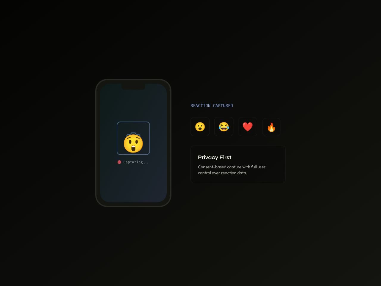 RXN - Reaction Capture App